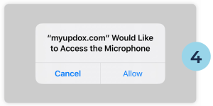Allow Microphone Access